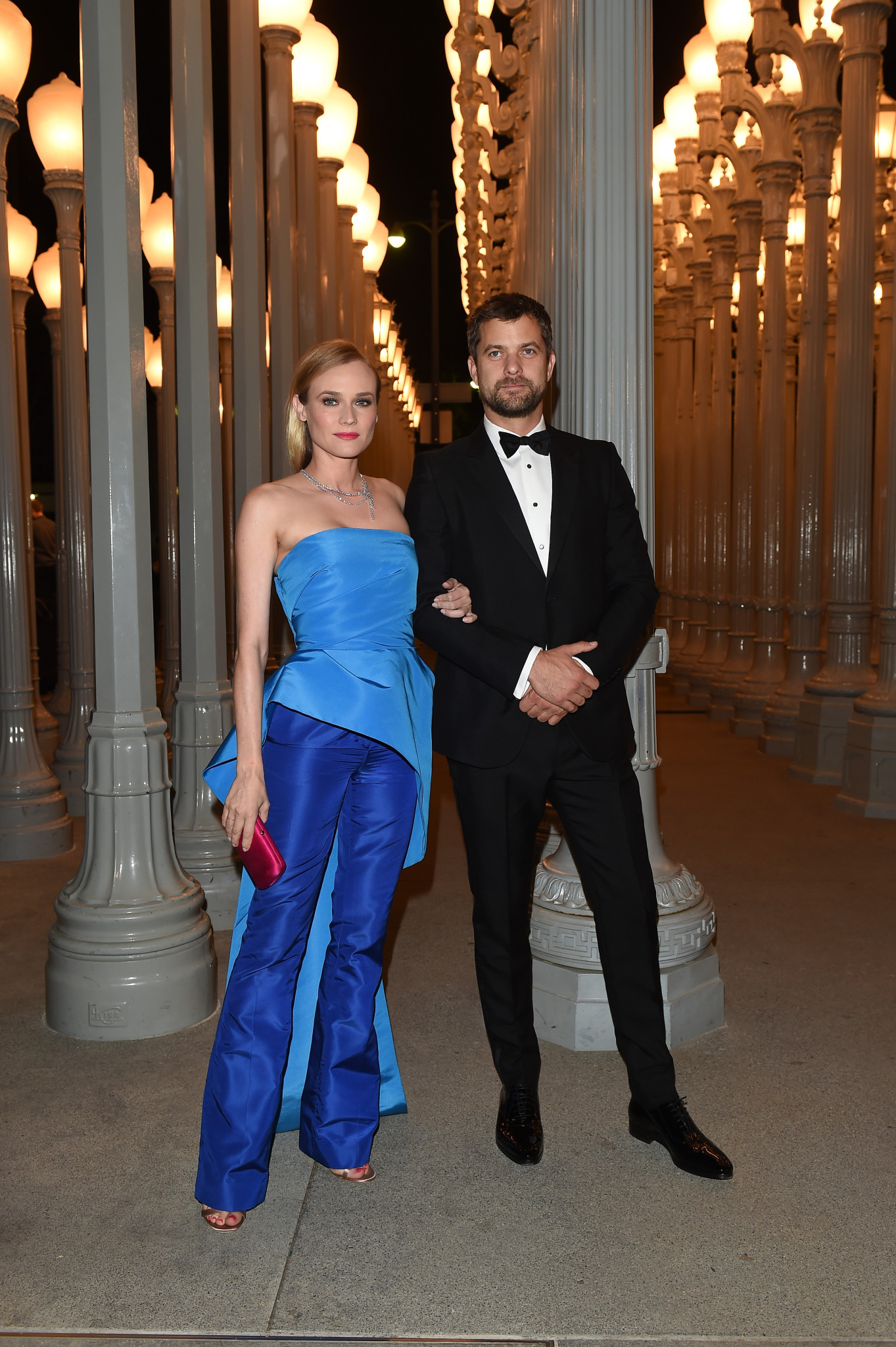 LOS ANGELES, CA - NOVEMBER 07: Actors Diane Kruger (L) and Joshua Jackson attend LACMA 2015 Art+Film Gala Honoring James Turrell and Alejandro G Iñárritu, Presented by Gucci at LACMA on November 7, 2015 in Los Angeles, California.  (Photo by Venturelli/Getty Images For LACMA) *** Local Caption *** Diane Kruger;Joshua Jackson